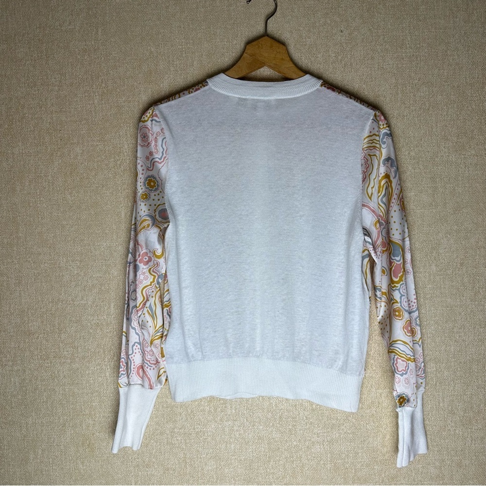Ted Baker Zorina Paisley Print Cardigan Size 1 - Picture 2 of 5